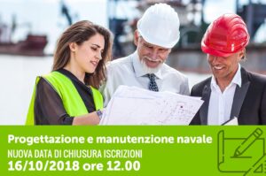 Posticipo Iscrizioni Corso Progettazione Navale con partnership Fincantieri